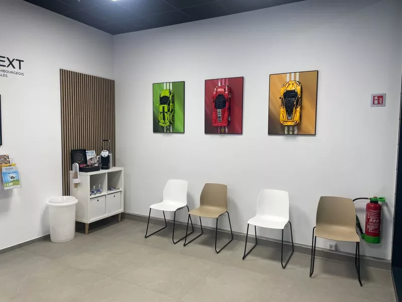 Laboratoire Bionext - décor course automobile