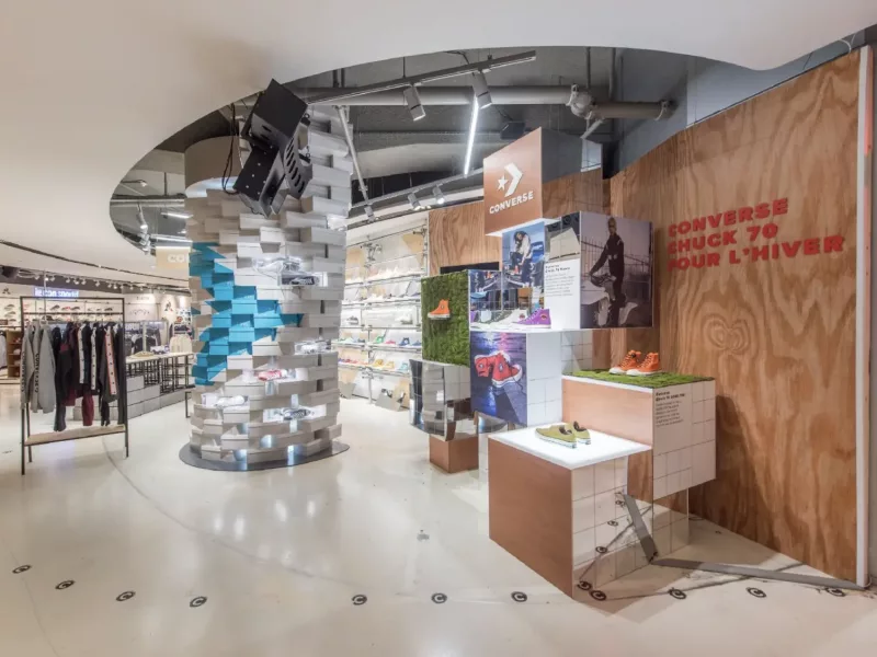 Converse - Mur boîte à chaussures