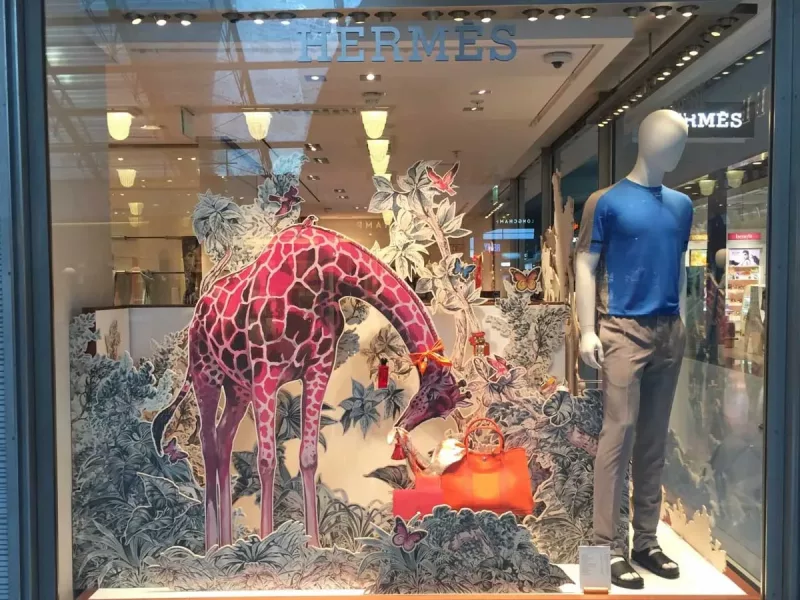 Hermès - Décoration corner
